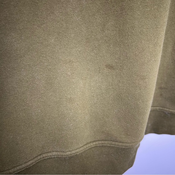 LULULEMON Moss Green Fleece All Yours Crew Sweatshirt - Picture 5 of 5